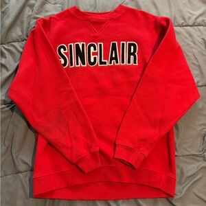 J. America Red Crewneck Men's Sweater